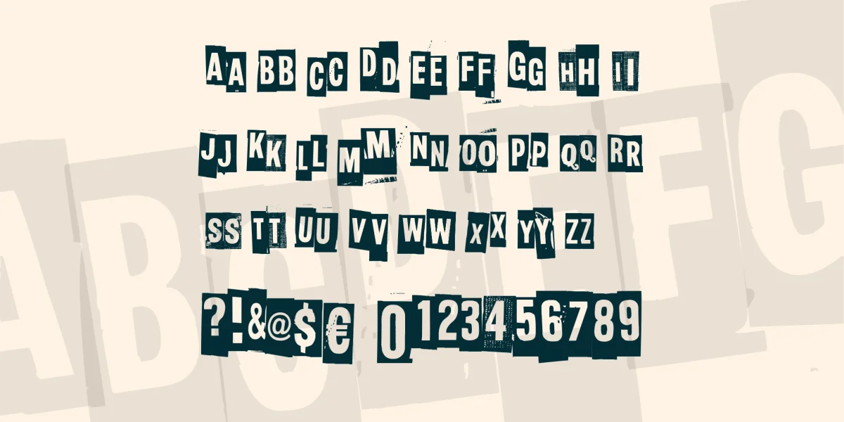Slave only dreams to be king Font preview 4
