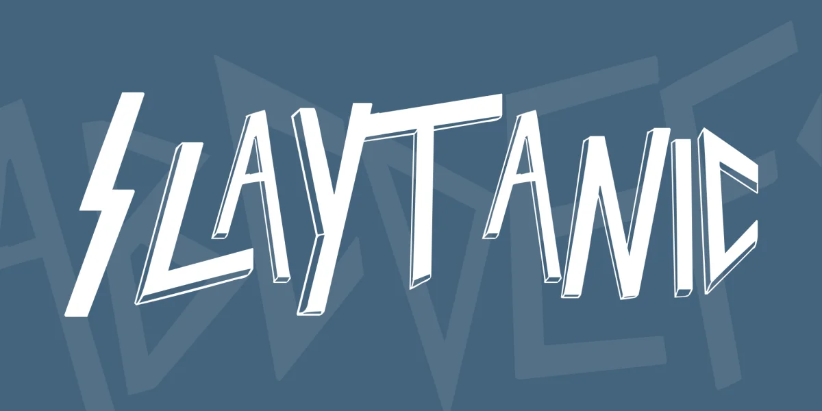 Slaytanic Font