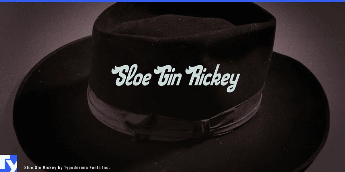 Sloe Gin Rickey Font