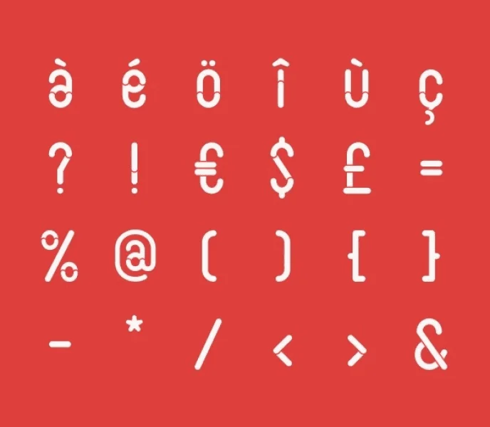 Slot Font preview 6