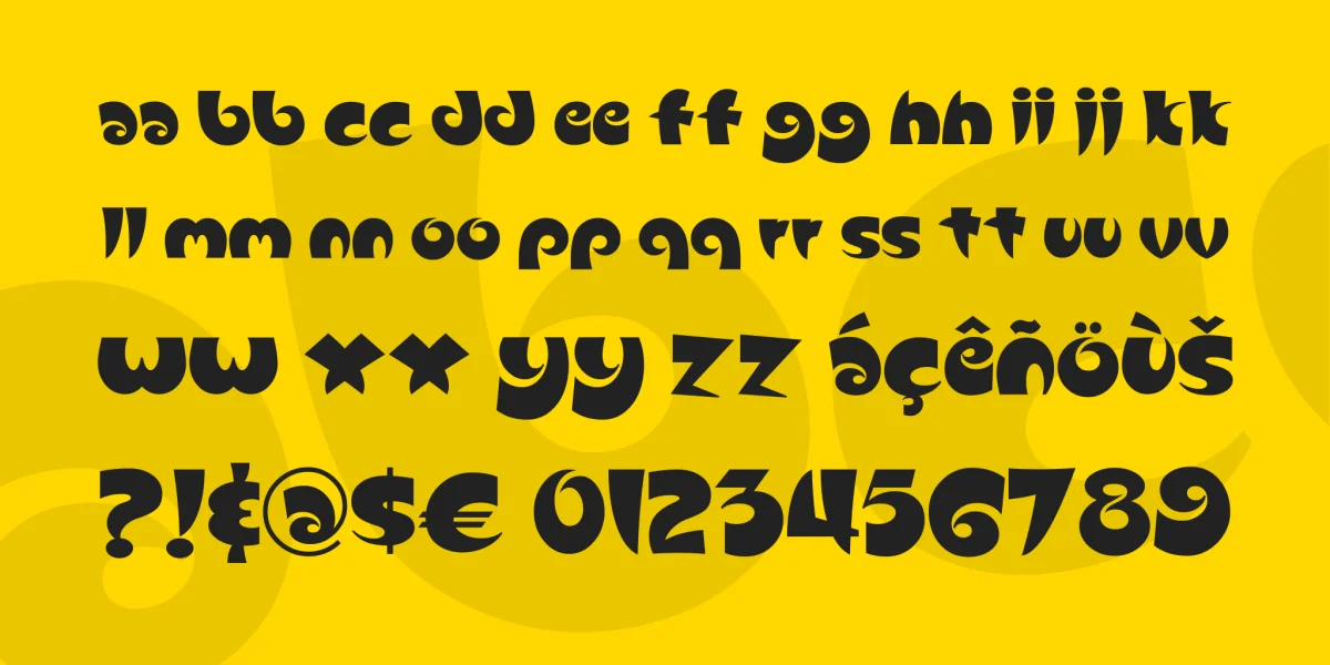 Slugfest NF Font preview 2
