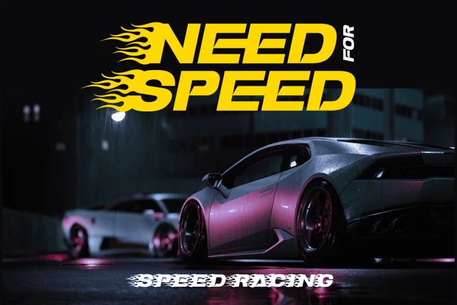 Slugs Racer Font preview 2