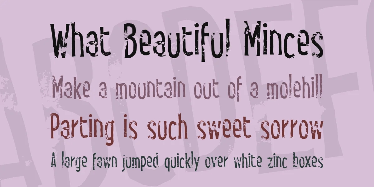 Smells Like Tacos BB Font preview 2