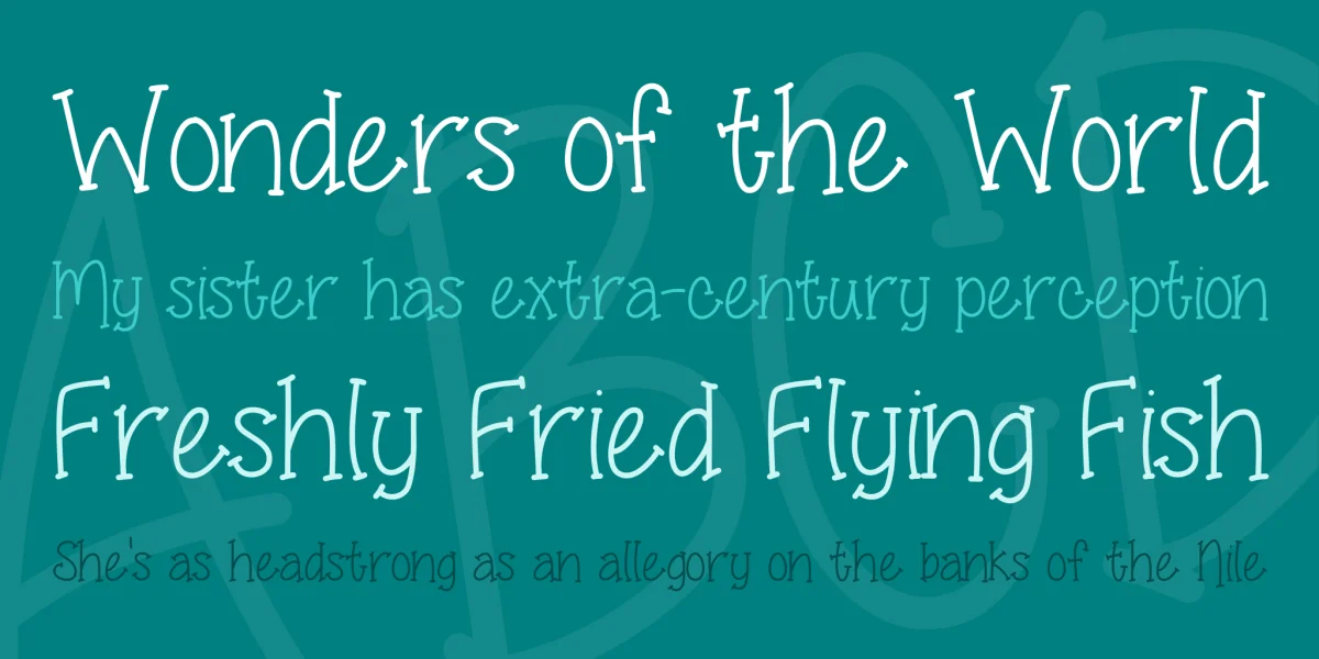 Smell The Roses Font preview 3