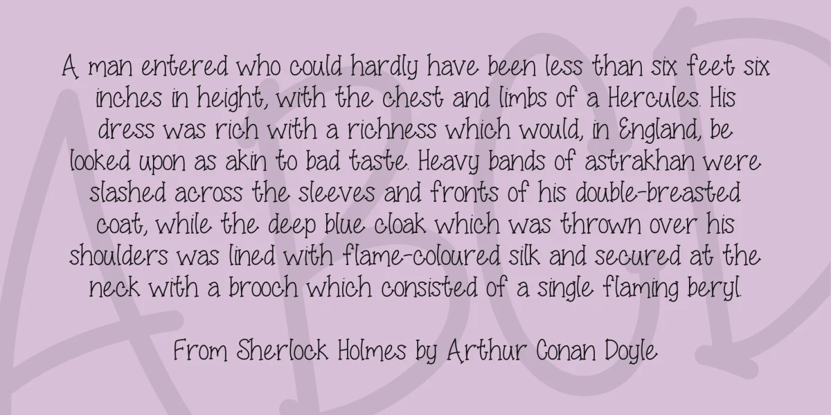 Smell The Roses Font preview 4