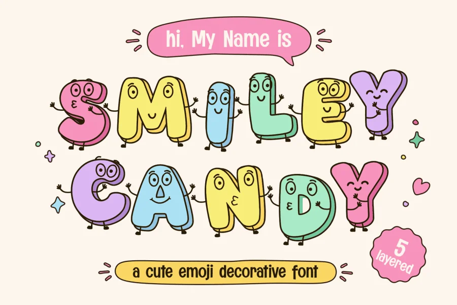 Smiley Candy Font Family