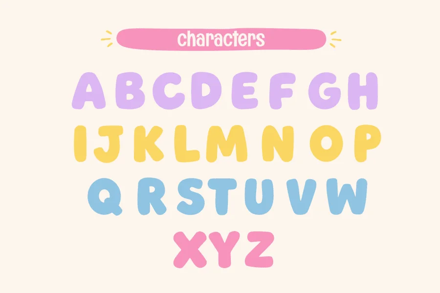 Smiley Candy Font Family preview 4