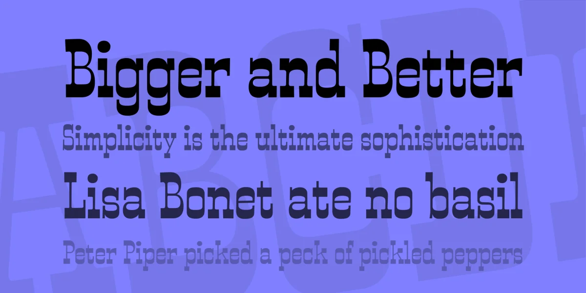 Smokum Font preview 2