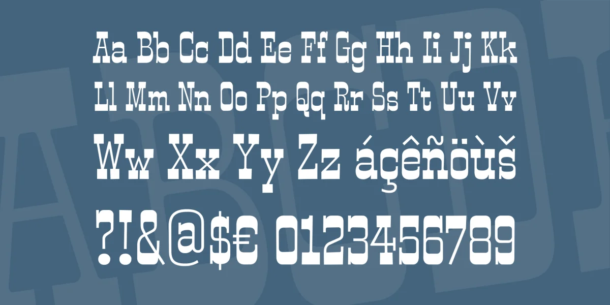 Smokum Font preview 3