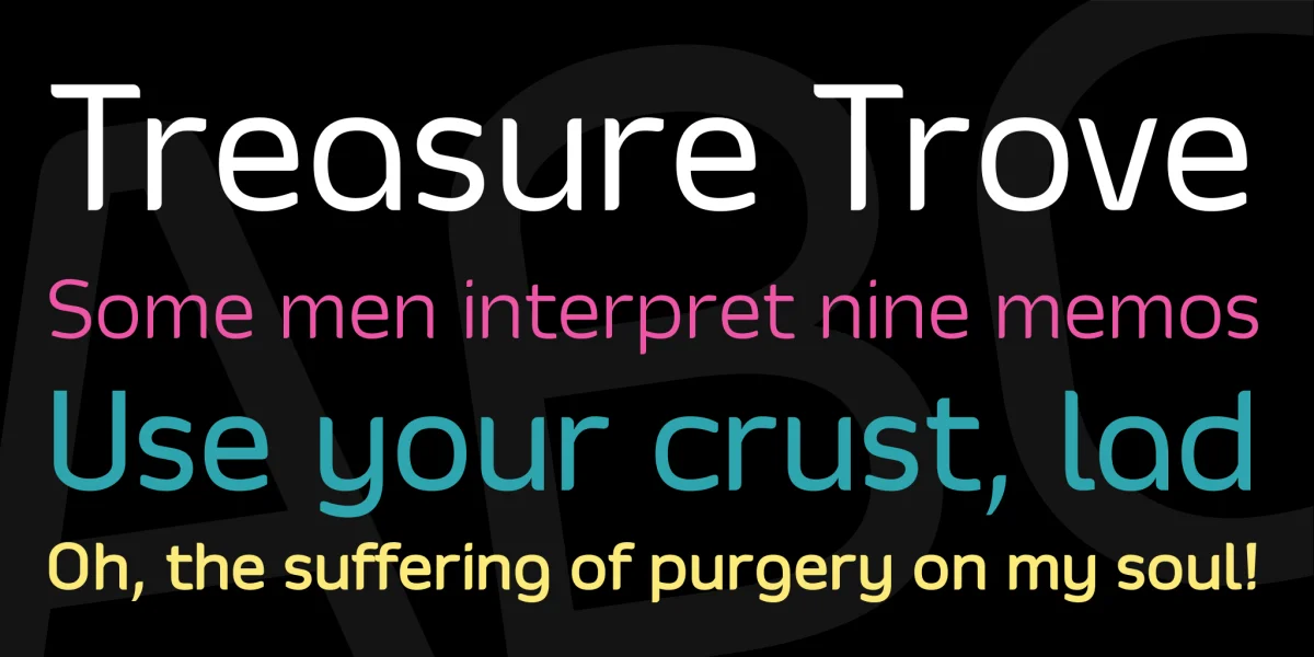 Smoolthan Font Family preview 3