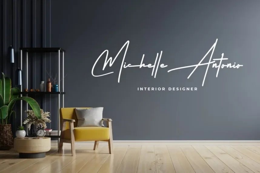 Smooth Signature Script Font preview 4