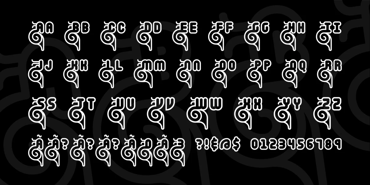 Snailets BRK Font preview 2