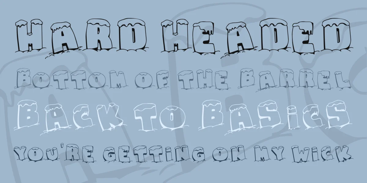 Snaps Taste Christmas Font preview 2