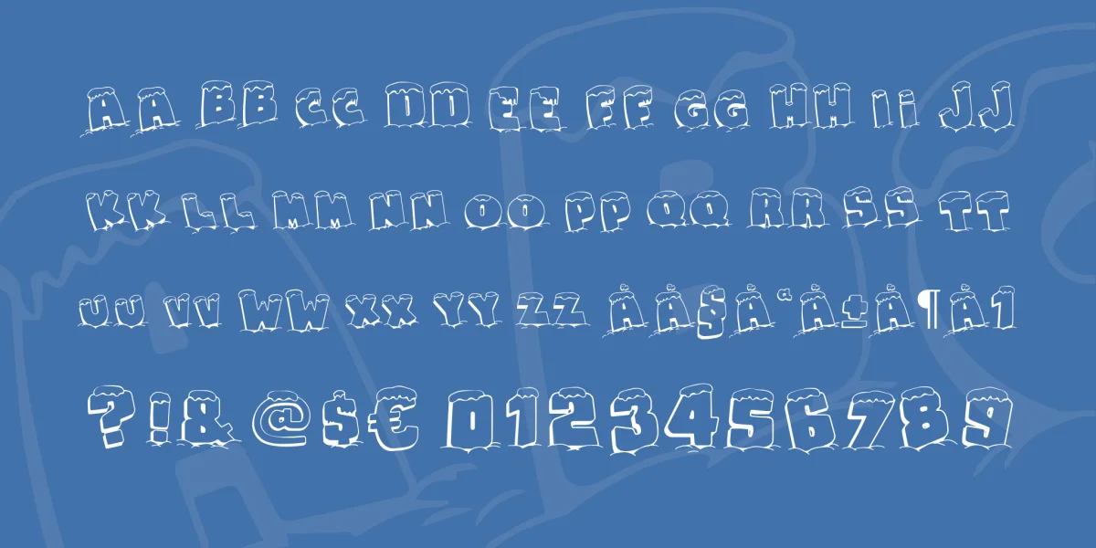 Snaps Taste Christmas Font preview 3