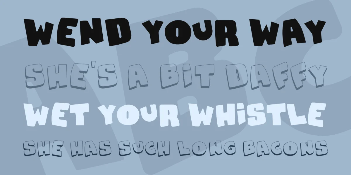 Snaps Taste Font Family preview 2