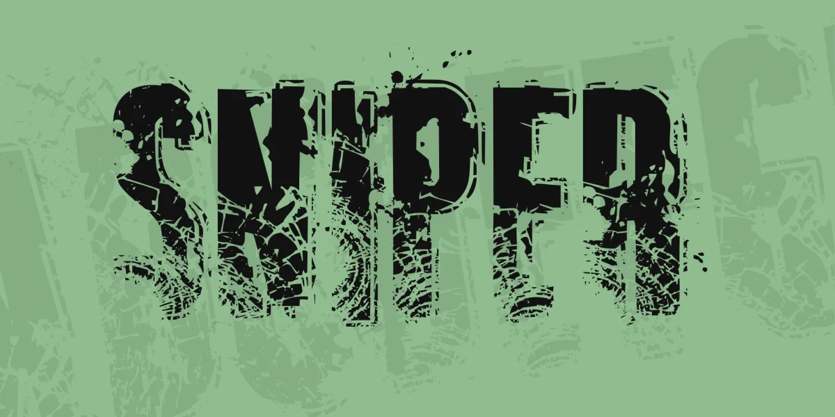 SNIPER Font preview 2