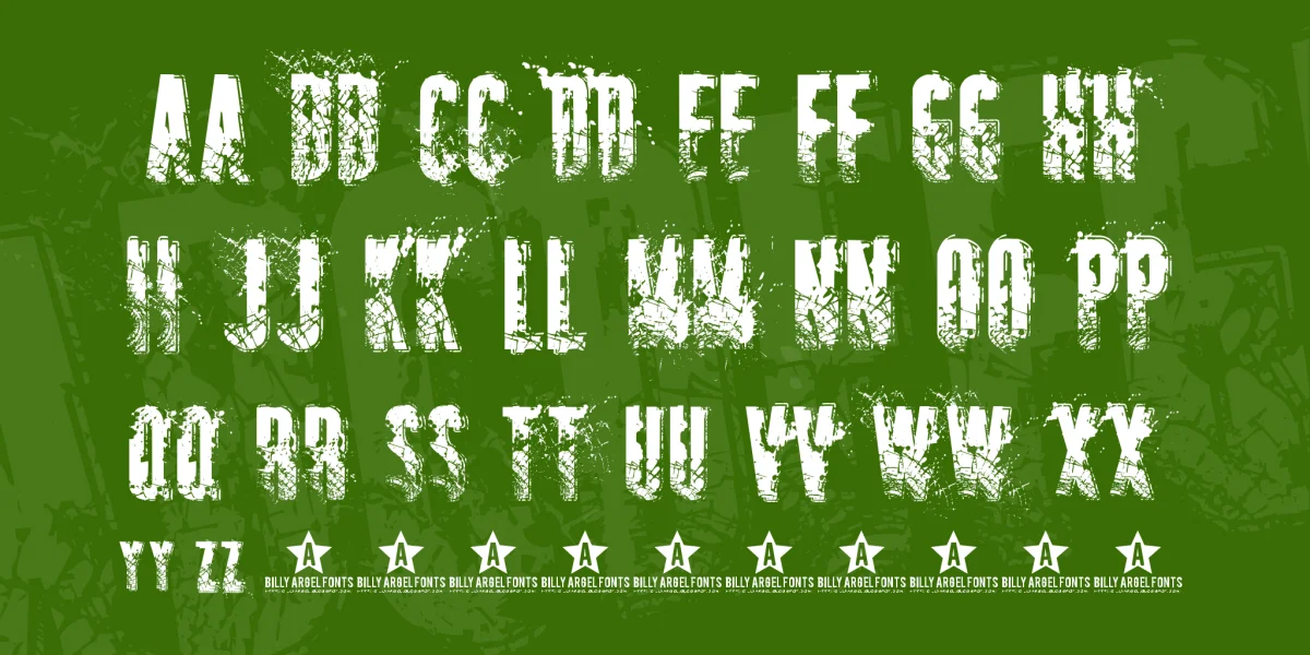 SNIPER Font preview 3