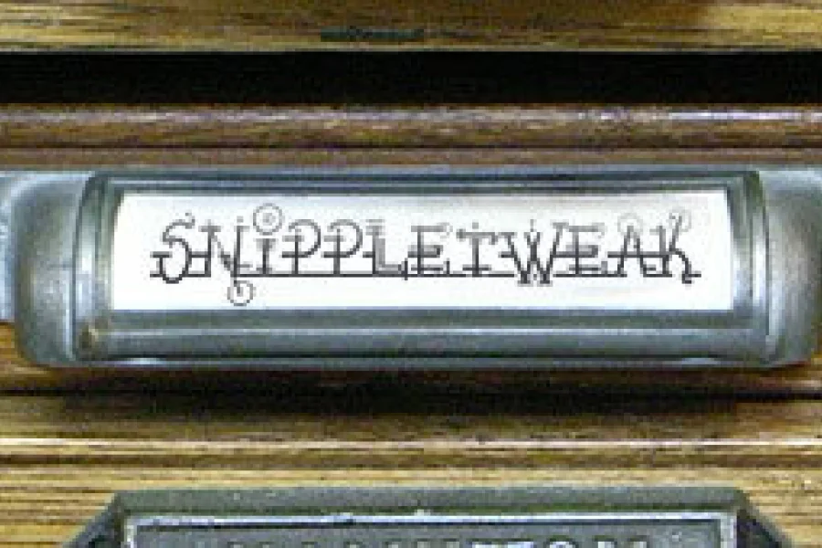 Snippletweak Font