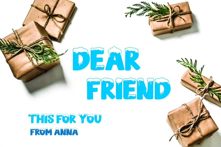 SNOW BLUE Font preview 5