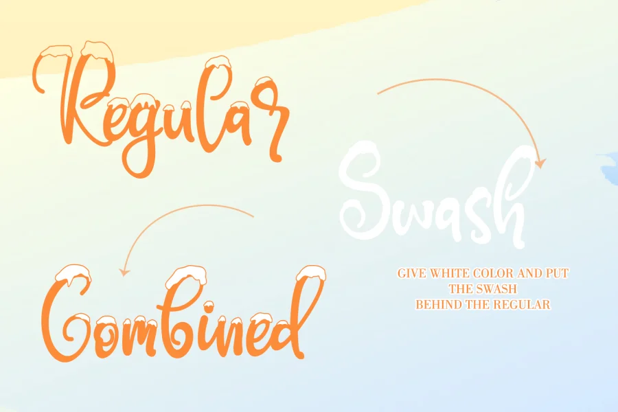 Snowby Font preview 8