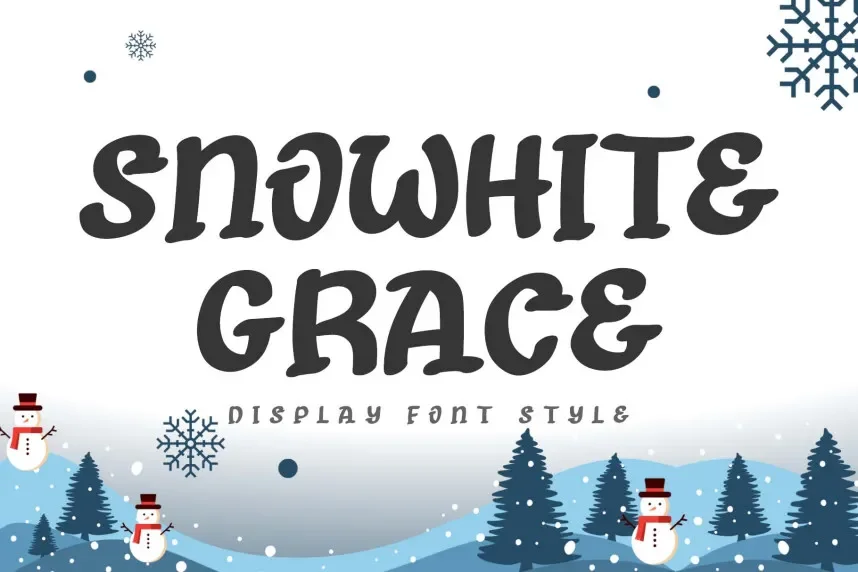 Snowhite Grace Font preview 2