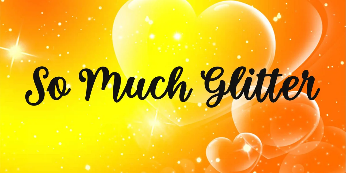 So Much Glitter Font preview 6