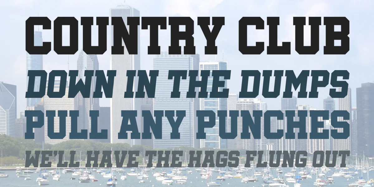 Soccer League Font Family preview 3