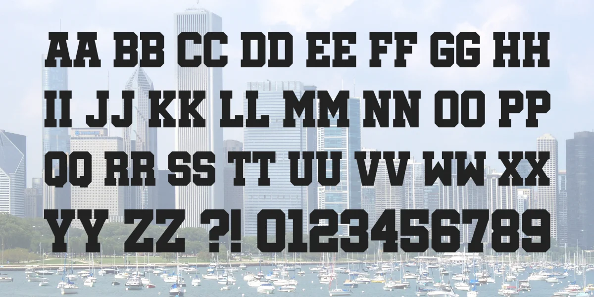 Soccer League Font Family preview 4