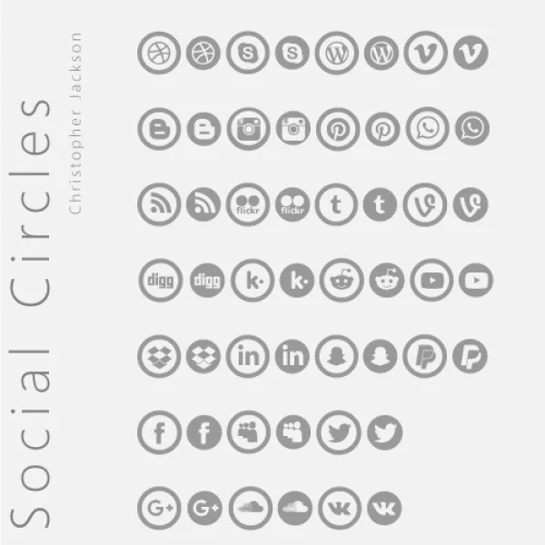 Social Circles Font