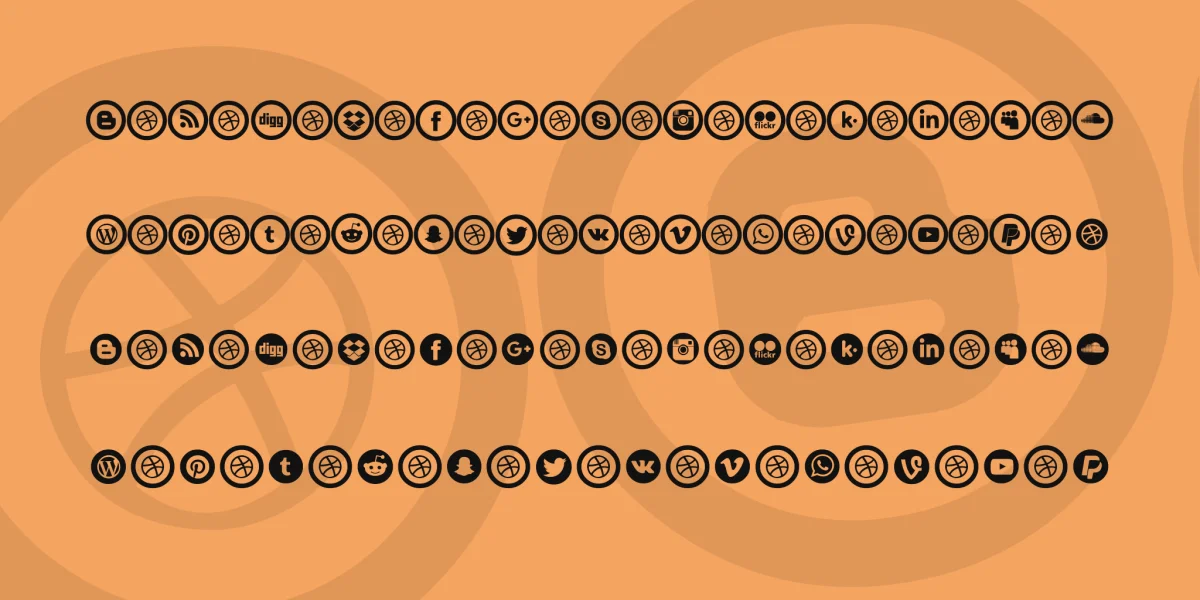 Social Circles Font preview 4