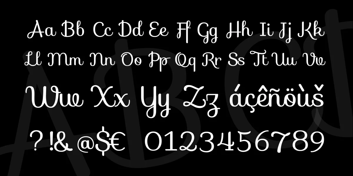 Sofia Font preview 4