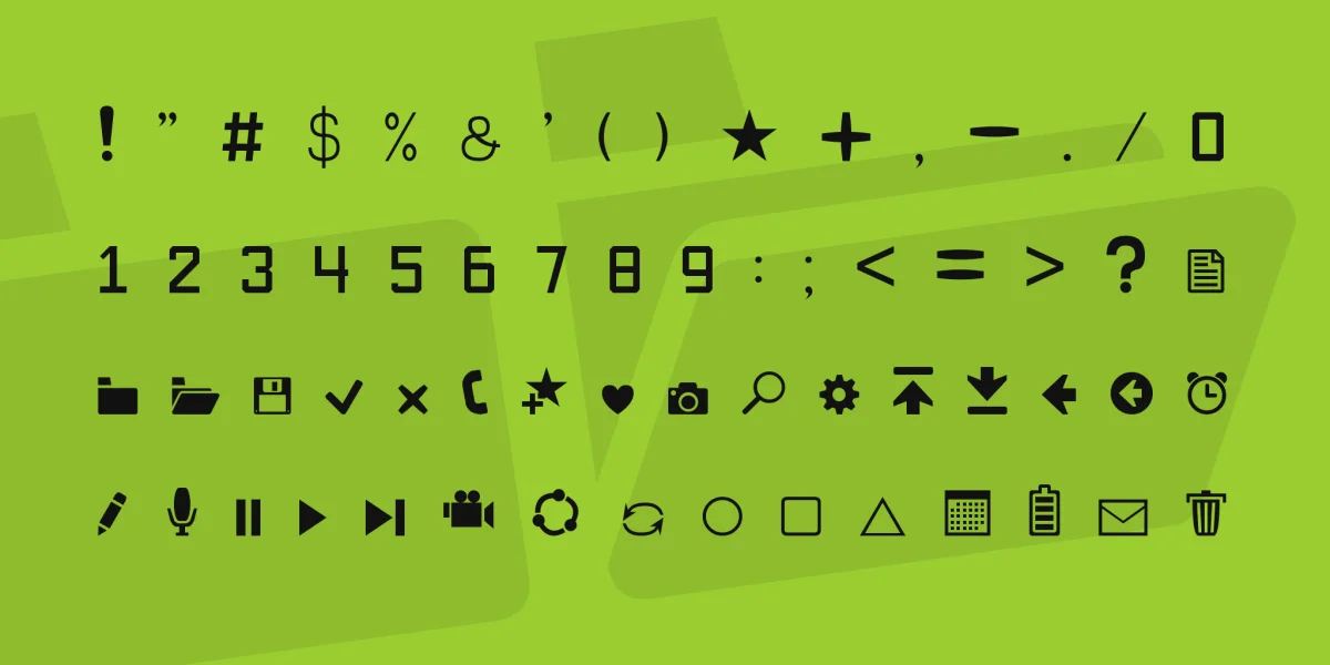 Software Kit 7 Font