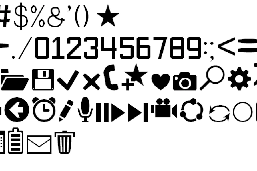 Software Kit 7 Font preview 2