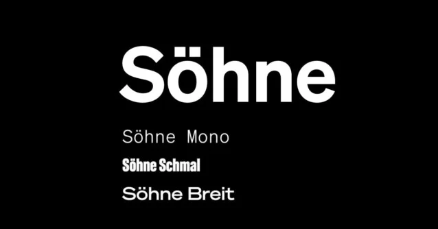 Söhne Font