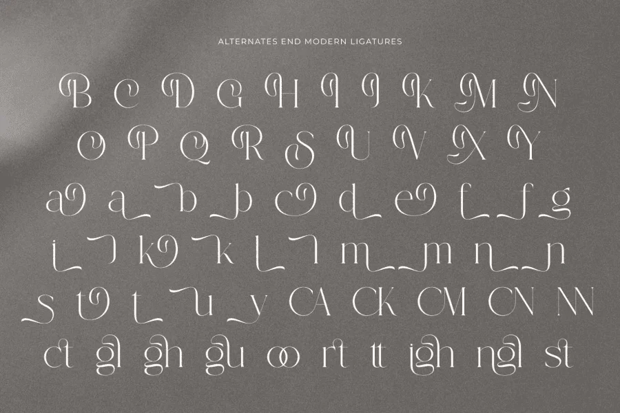 Solguse Font preview 9