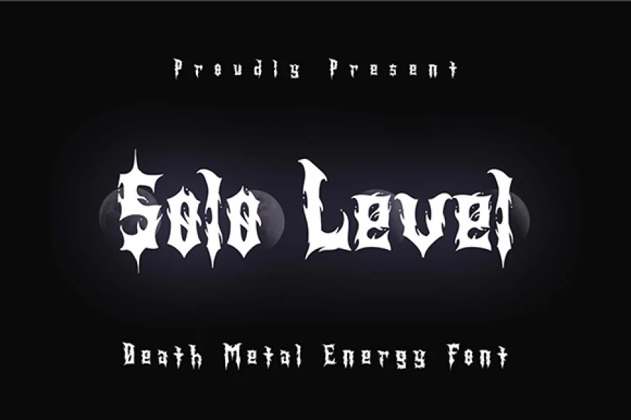 Solo Level Demo Font