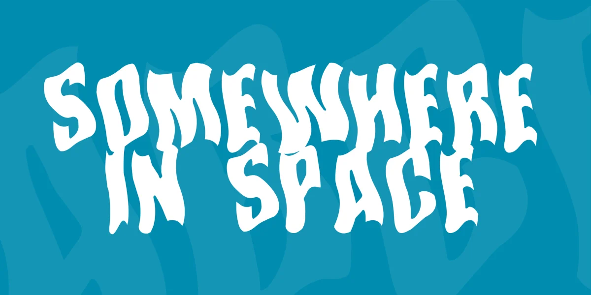 Somewhere In Space Font