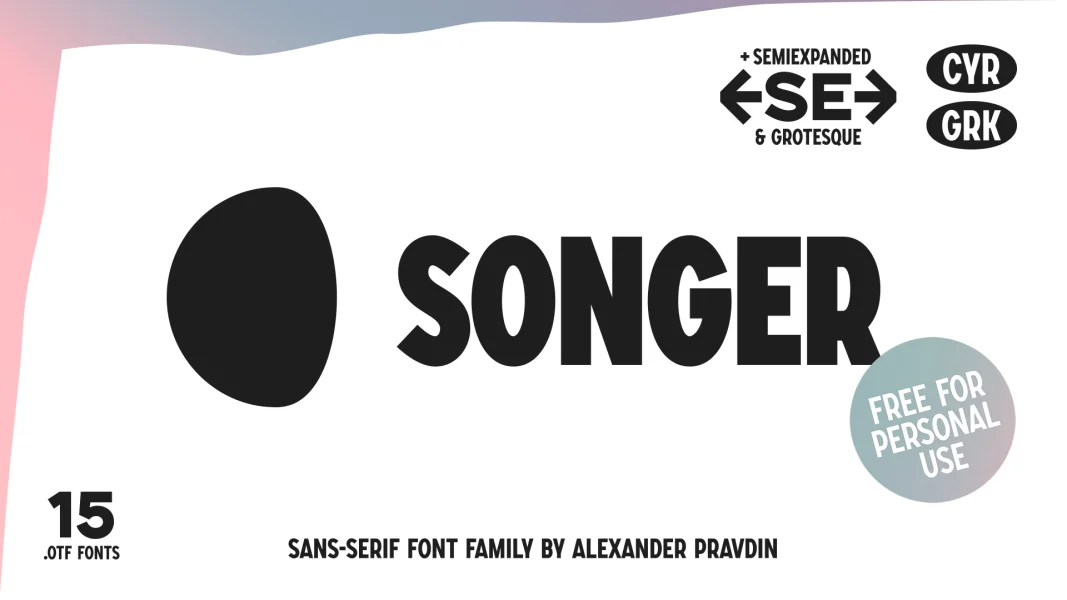SONGER Font Family