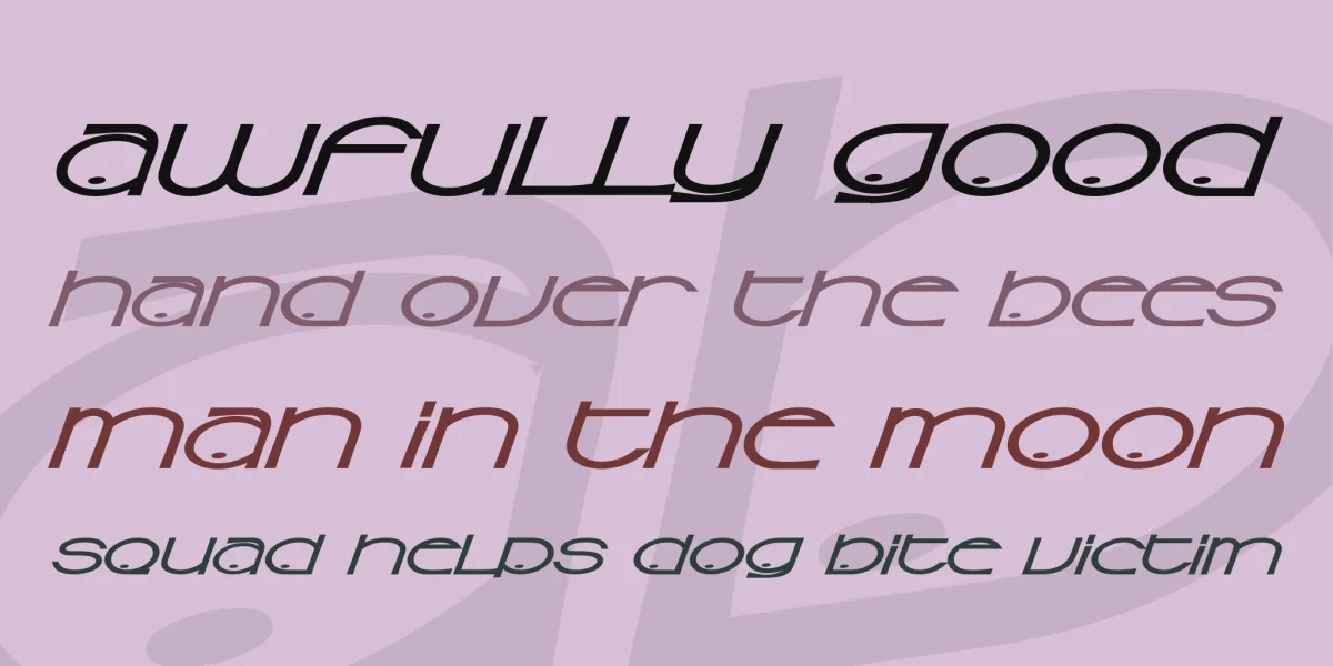 Sonic Superpowers Font preview 2