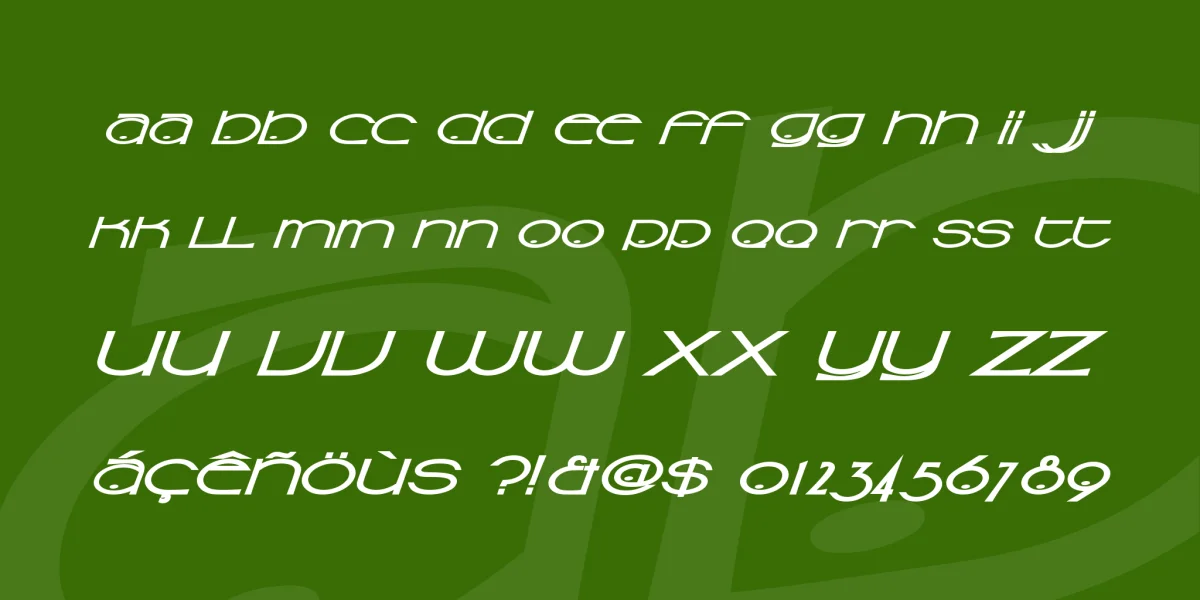 Sonic Superpowers Font preview 3