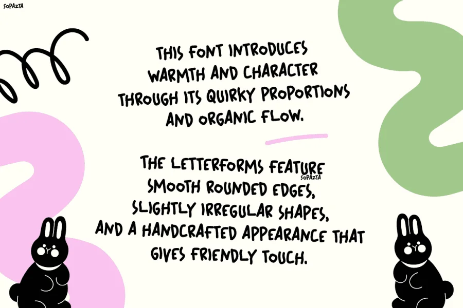 Sopazta Font preview 9