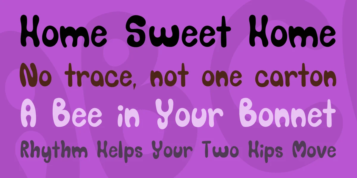 SORRY_SORRY Font preview 2