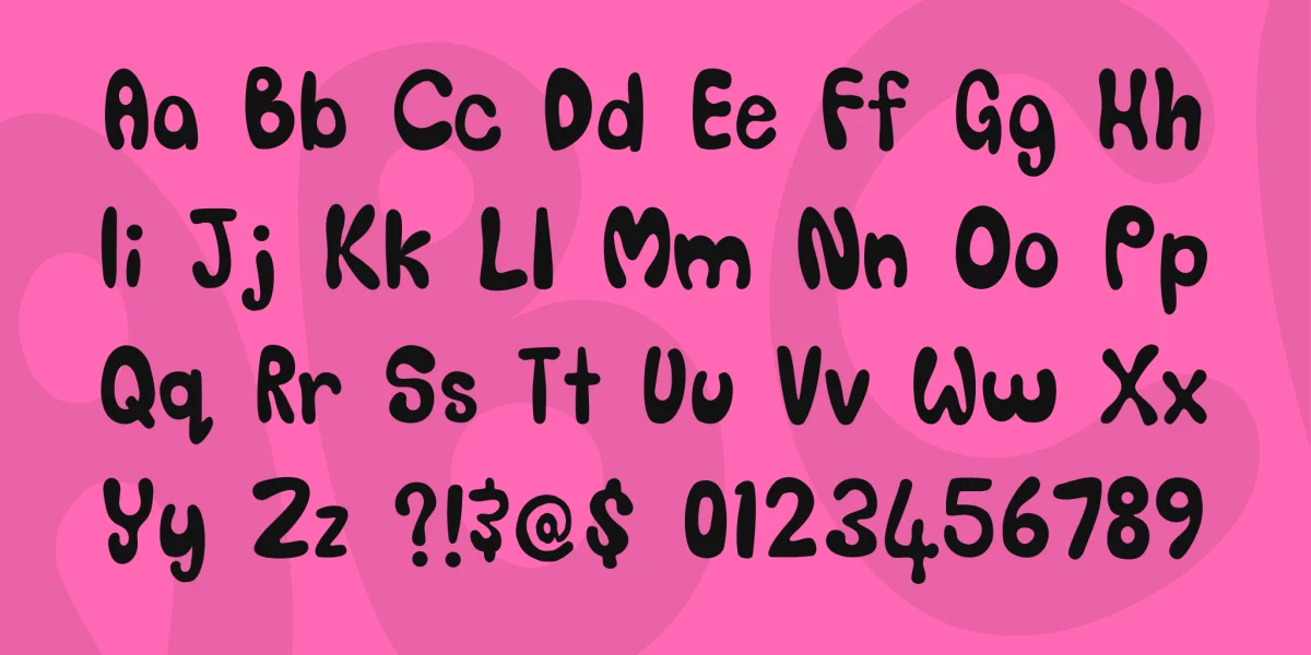 SORRY_SORRY Font preview 3