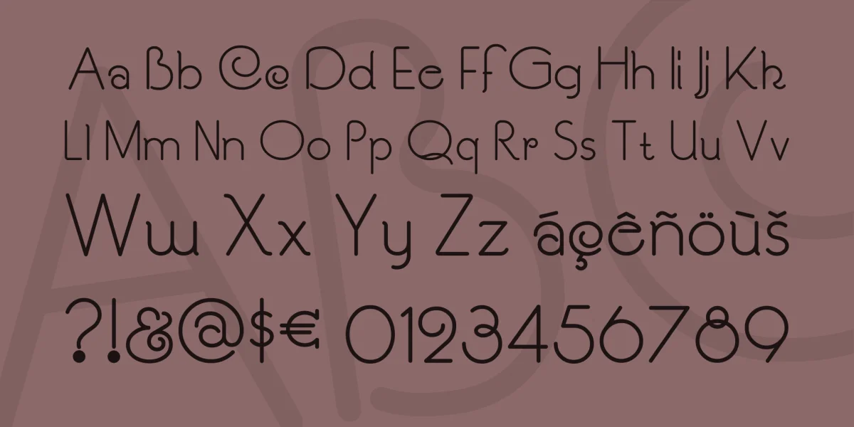 Souci Sans NF Font preview 3