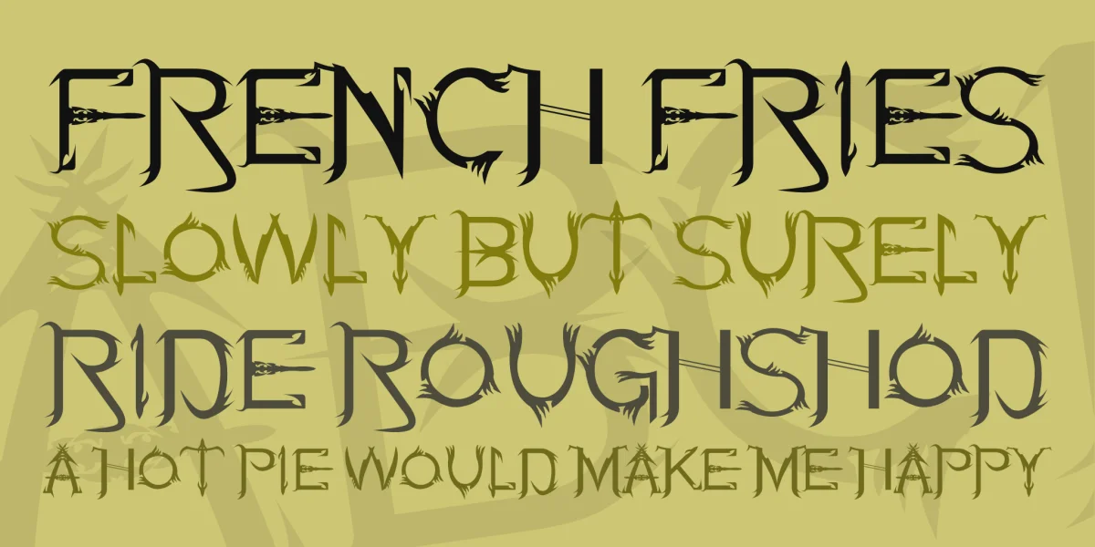 Soul Of Holitter Alternative Font preview 2