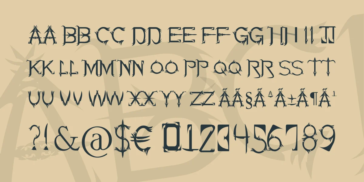 Soul Of Holitter Alternative Font preview 3