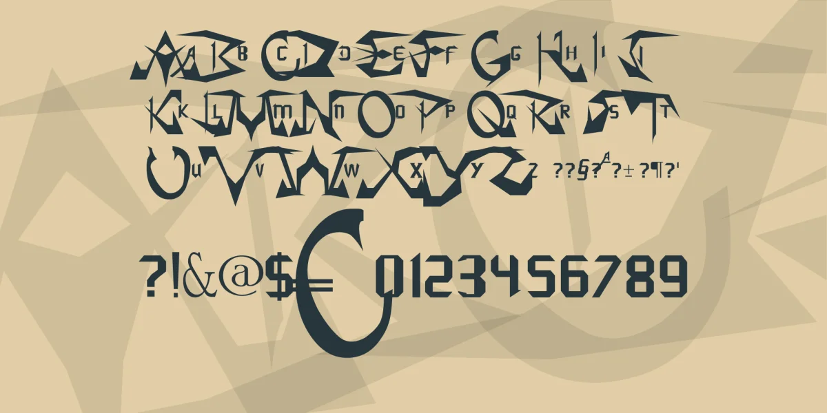 SoulCalibuR Font preview 3