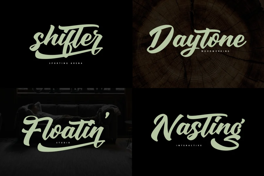Sounding Script Font preview 2