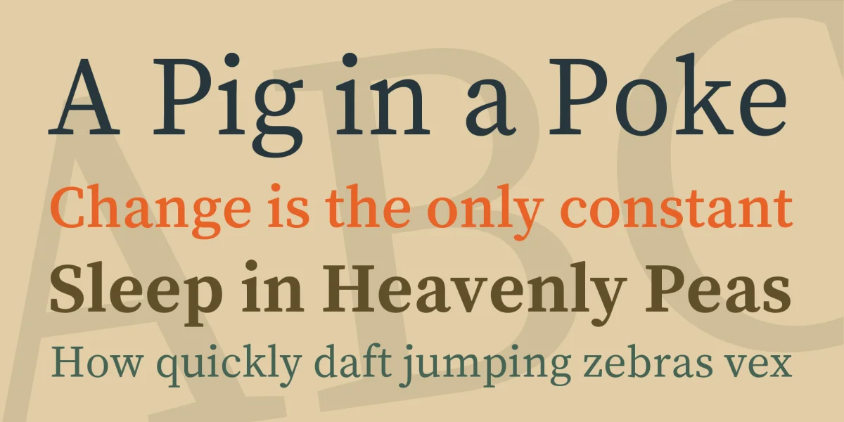 Source Serif Pro Font Family preview 2