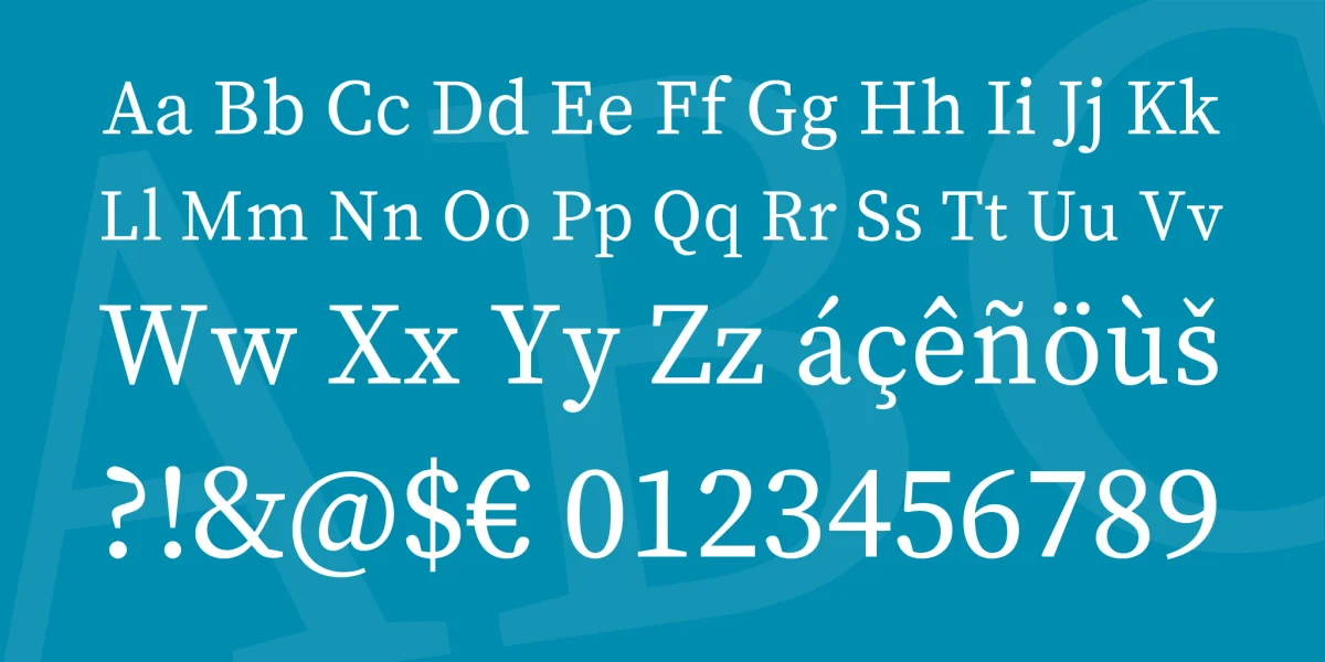 Source Serif Pro Font Family preview 4